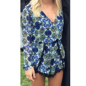 Printed Romper